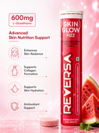 Skin Glow Fizz Pack of 2 | 600mg Glutathione Drink